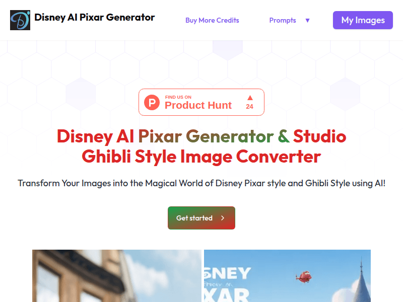 Disney Pixar Image Generator