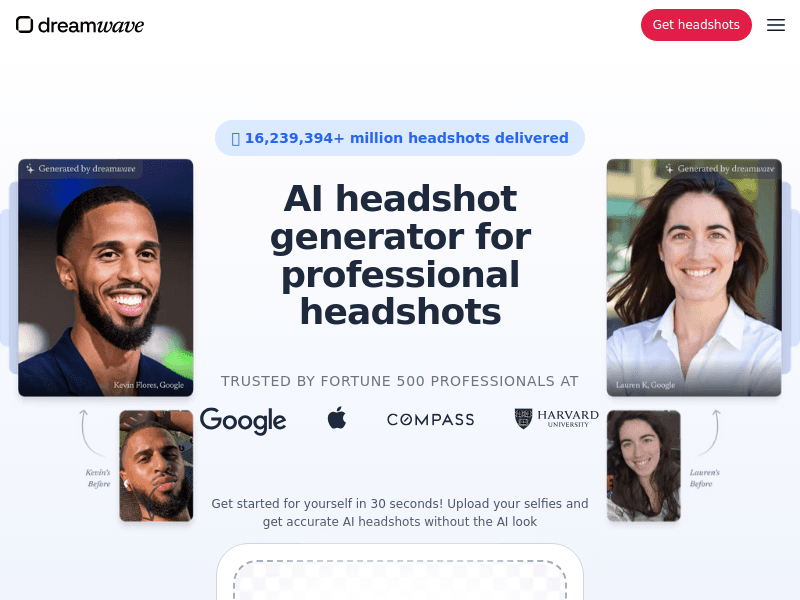 Dreamwave | AI Headshots