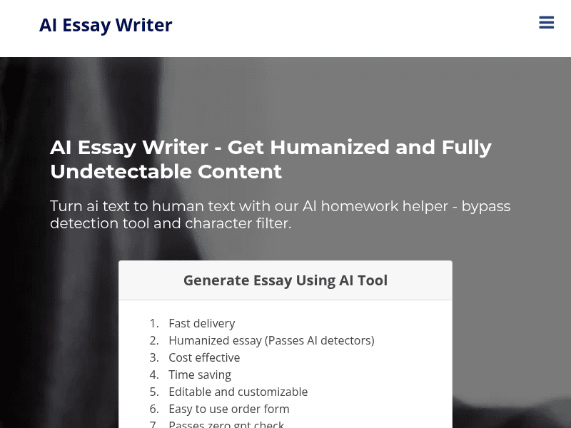 Essay Writer App