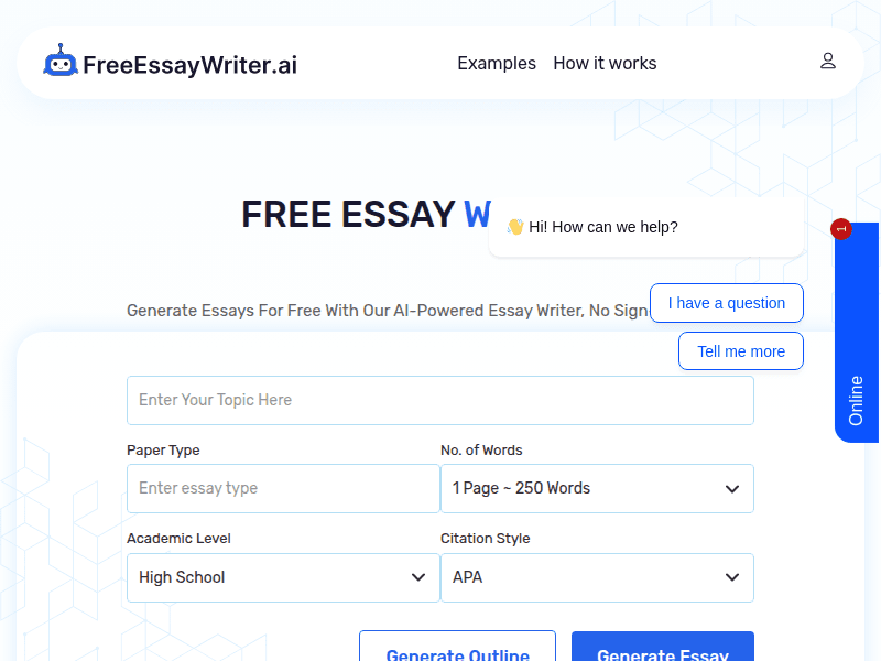 FreeEssayWriter.AI