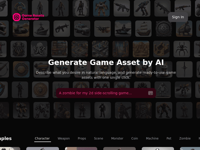 Game Assets Generator