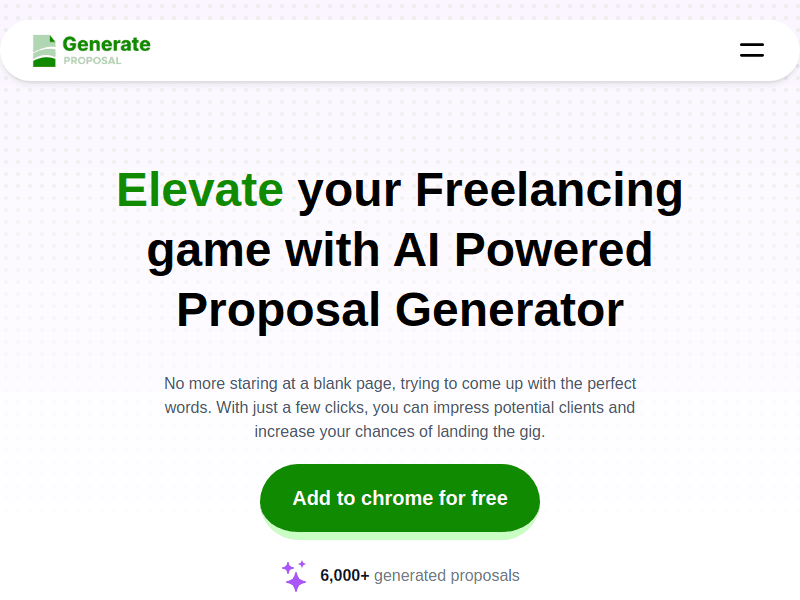 Generate Proposal