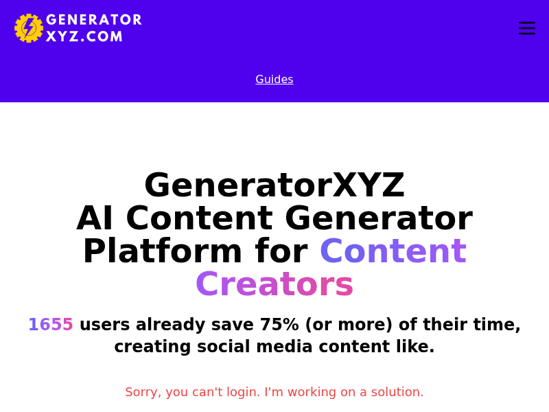 Generator XYZ