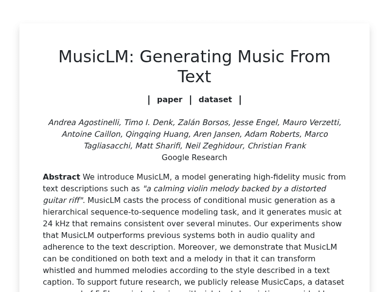 MusicLM