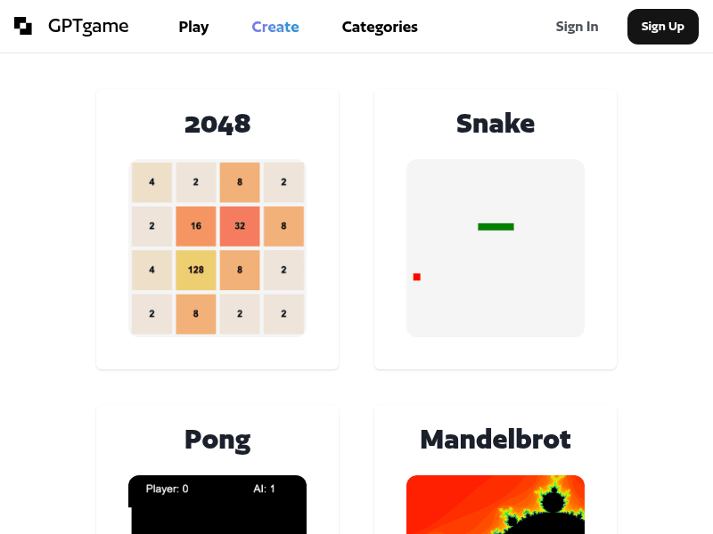 GPTGame