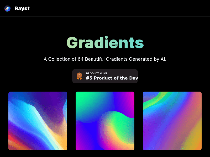 Rayst Gradients