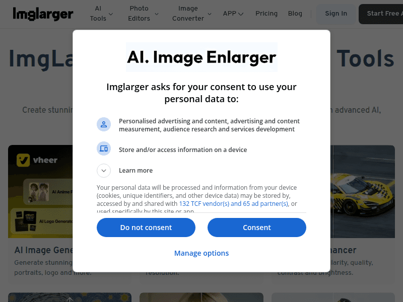 AI Image Enlarger