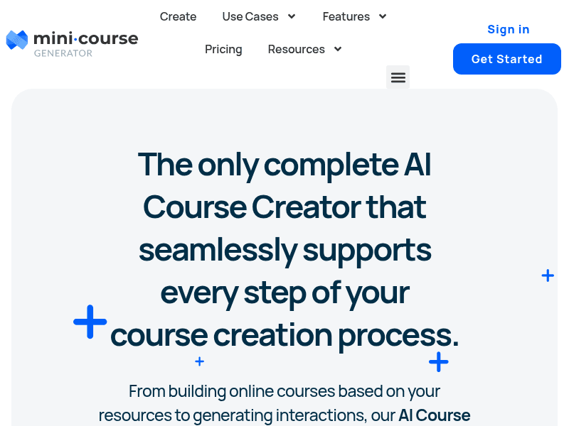 AI Course Creator