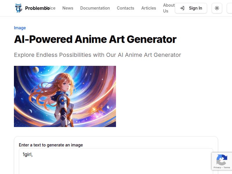 Problembo Anime Generator