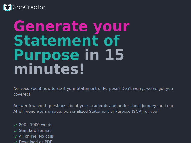 SopCreator