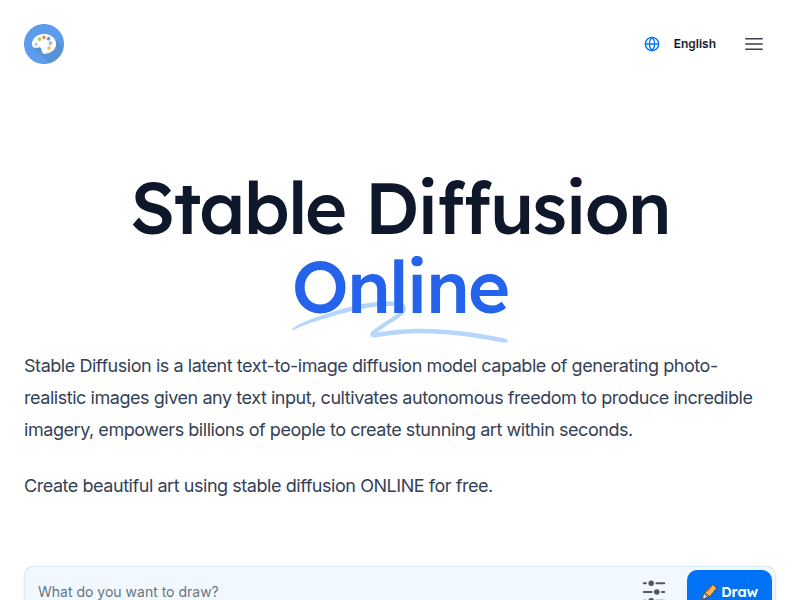 Stable Diffusion Online