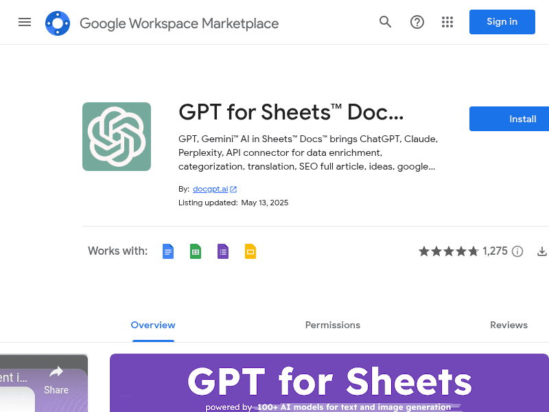 DocGPT AI Writer for Docs