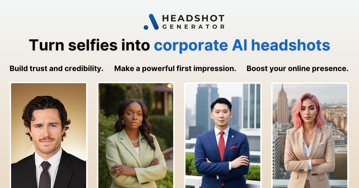 AIHeadshotGenerator.com official preview image