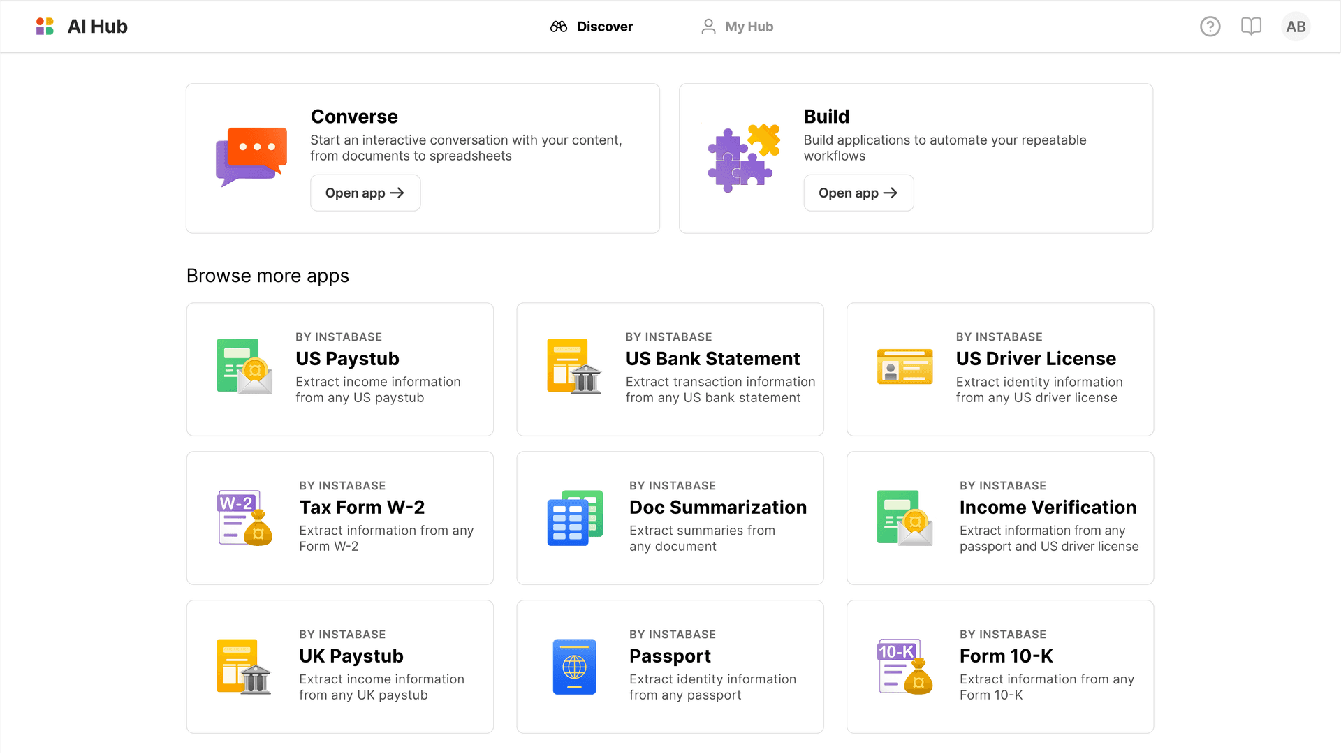 Instabase AI Hub official preview image