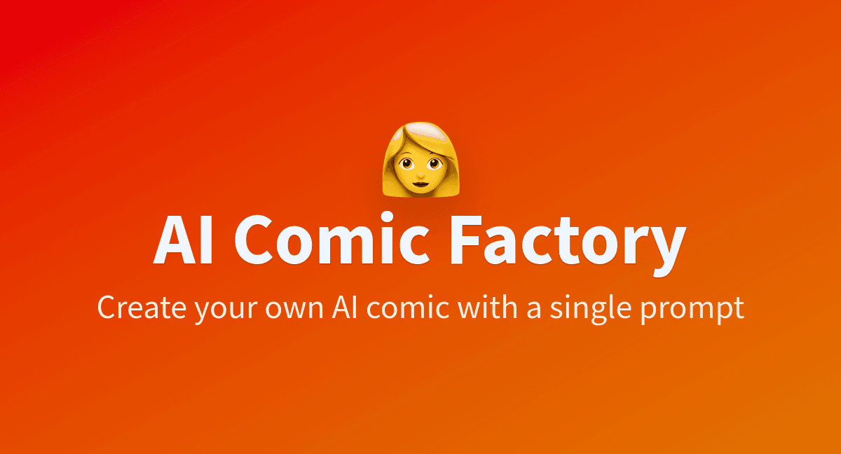 AI Comic Factory Hugging Face Space thumbnail
