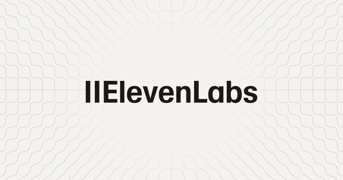 ElevenLabs AI voice platform preview