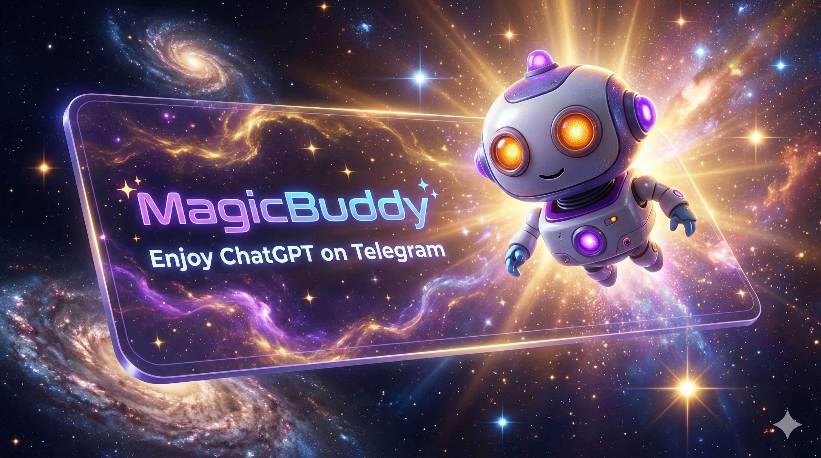 MagicBuddy Telegram AI bot image