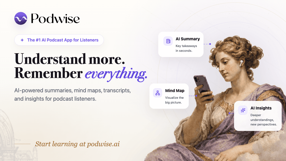 Podwise AI podcast copilot preview