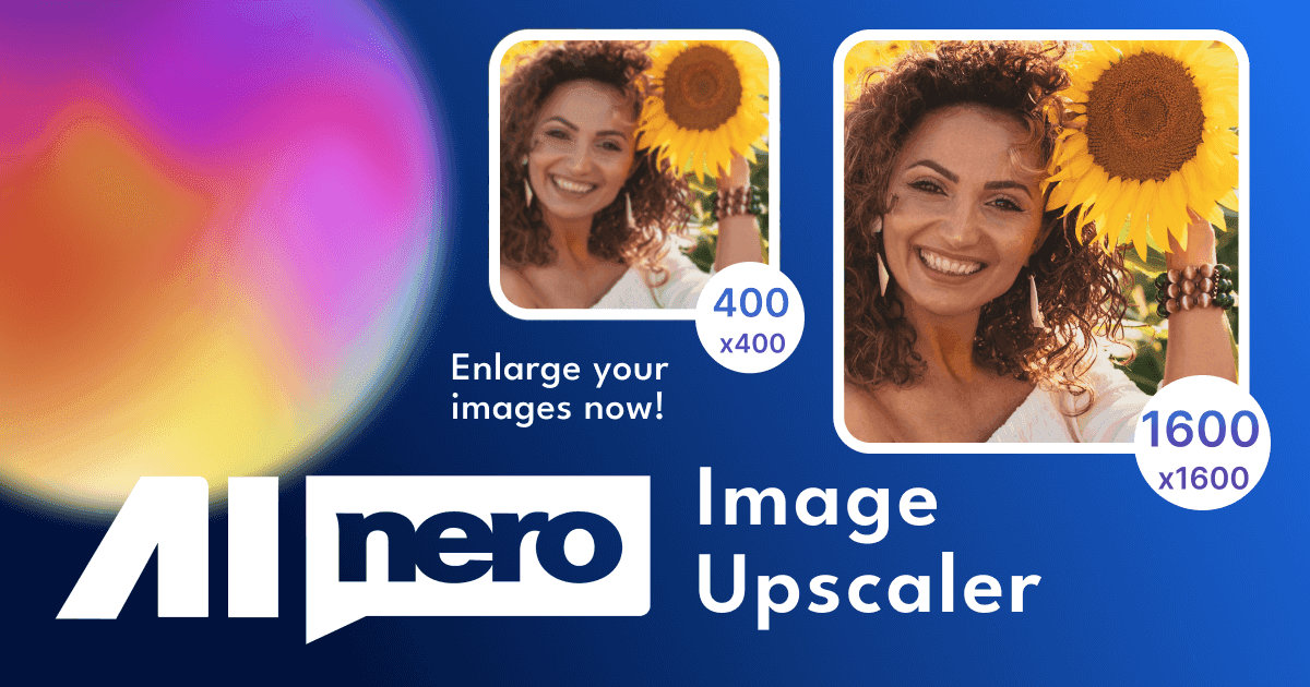 Nero Image Upscaler web app preview
