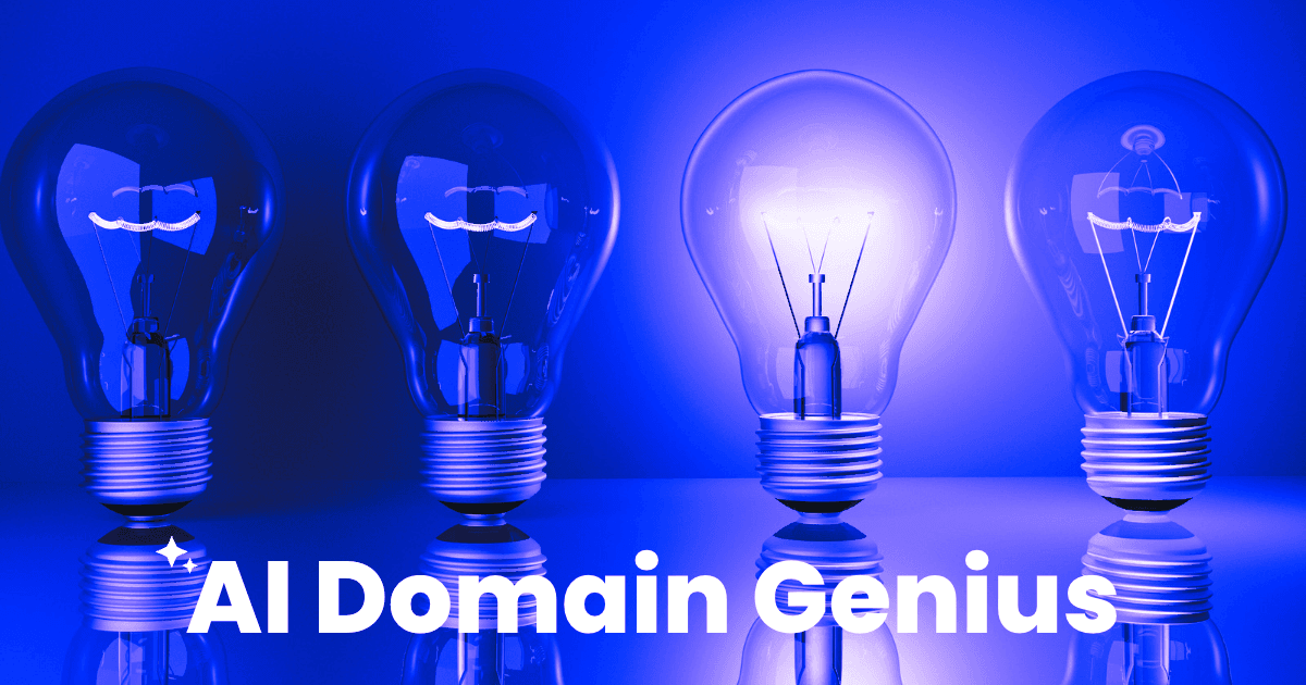 AI Domain Genius official preview