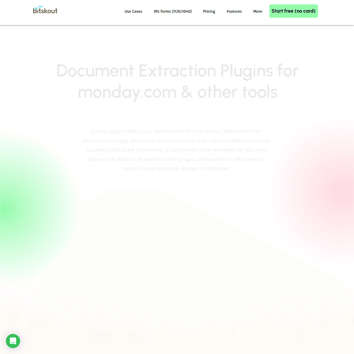 Bitskout homepage screenshot