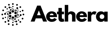 Aethera official logo lockup