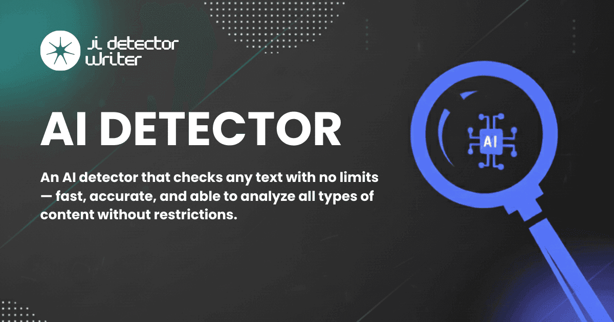 AI Detector Writer official preview