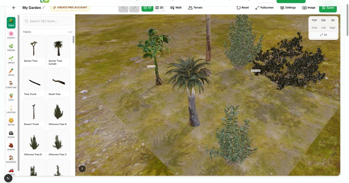 AIGardenPlanner 3D garden designer preview