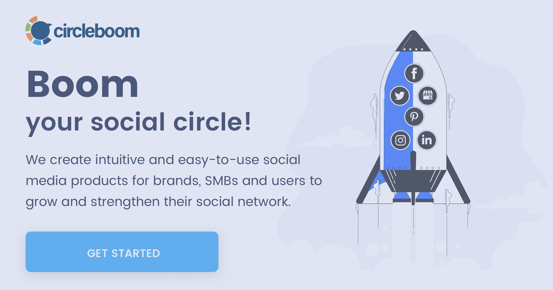 Circleboom social media management overview card