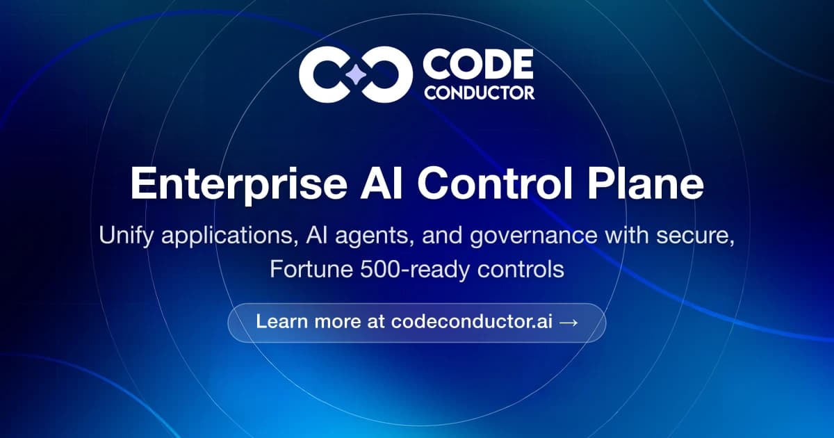 CodeConductor app and agent platform preview