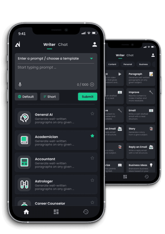 AI Writer official app preview image