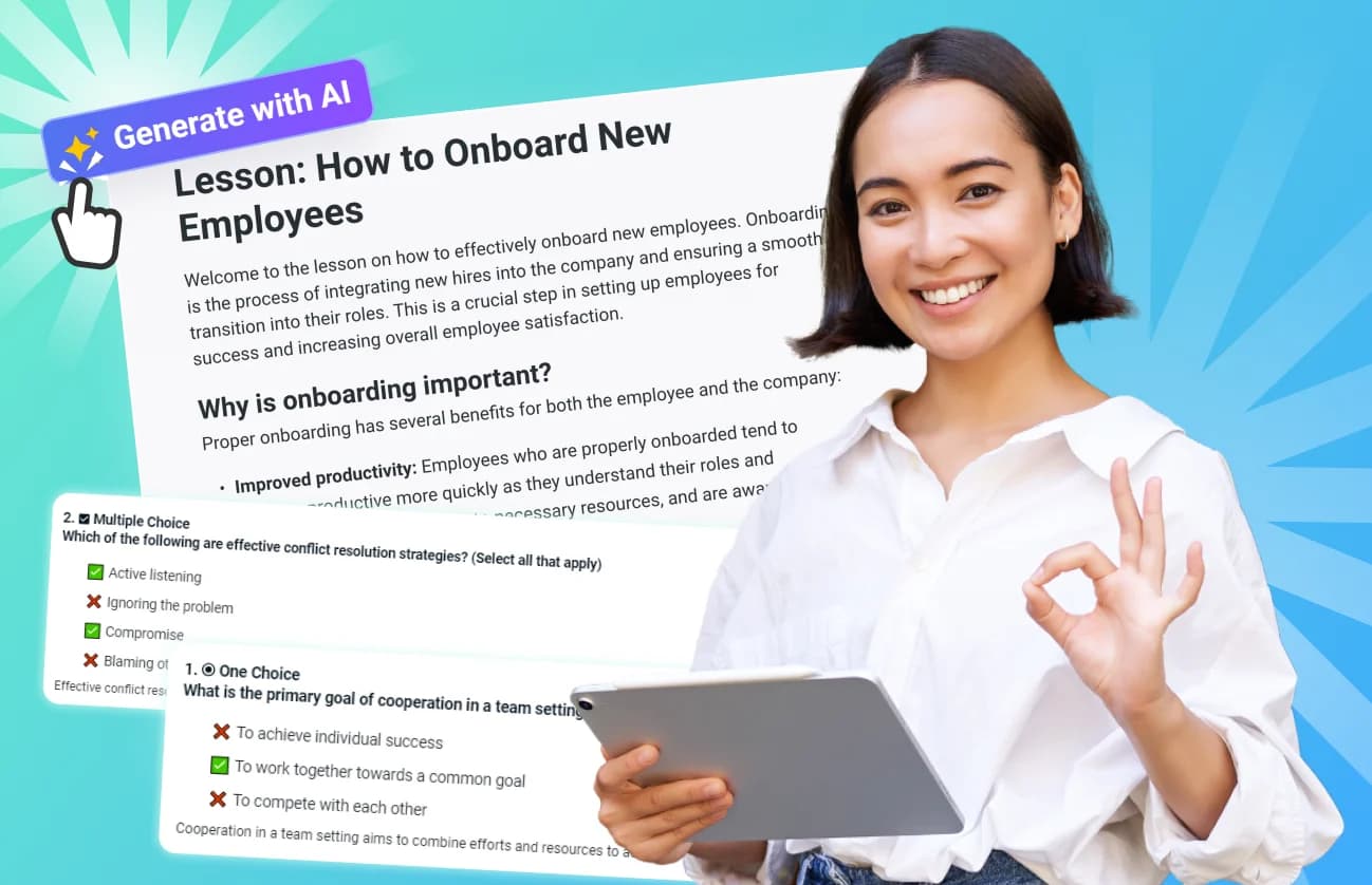 AcademyOcean AI Course Creator LMS preview