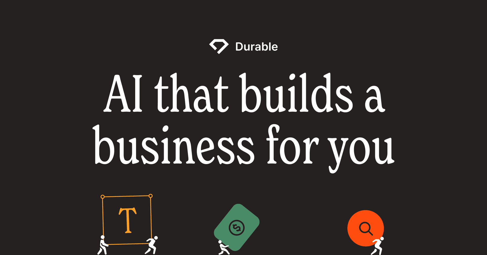 Durable AI business and website builder