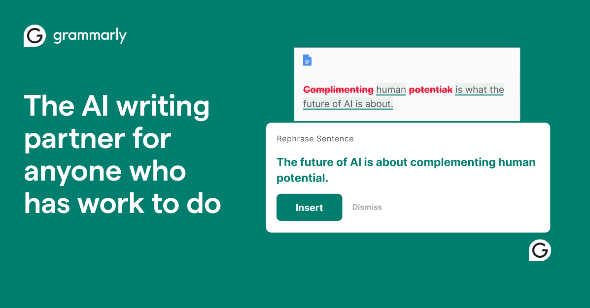 Grammarly official preview image